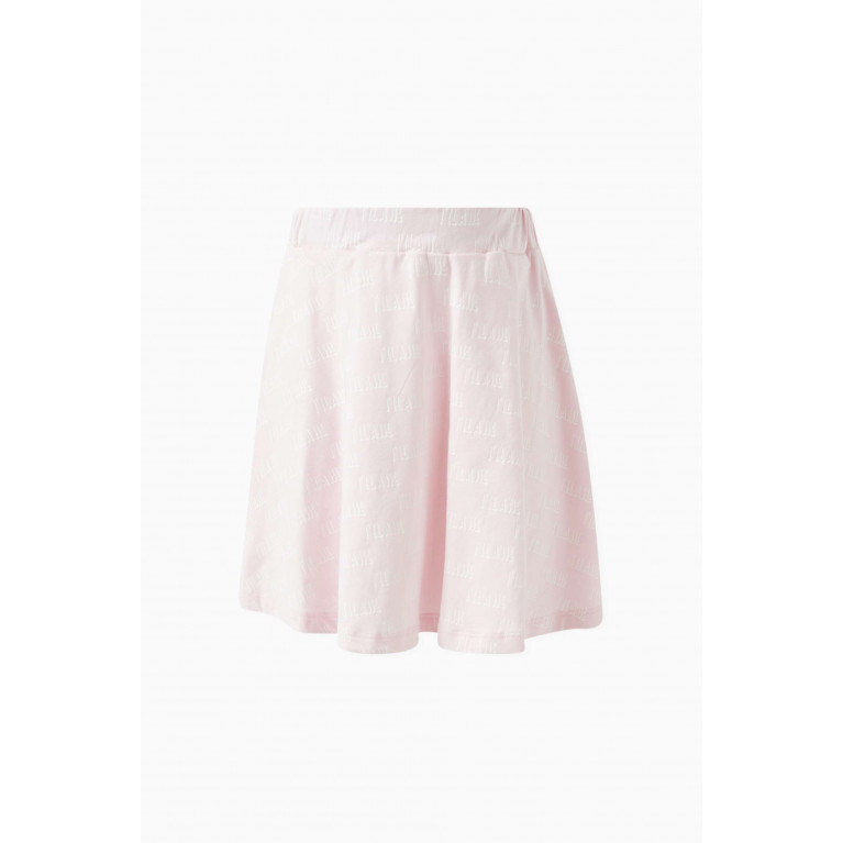 Alviero Martini - All-over Print Skirt in Cotton