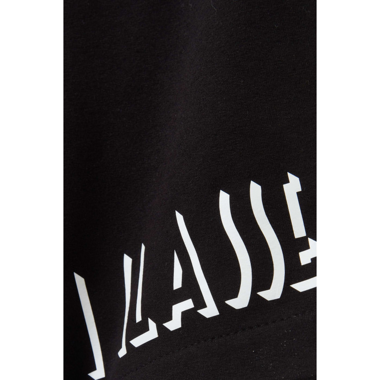 Alviero Martini - 1a Classe Print Shorts in Fleece Black
