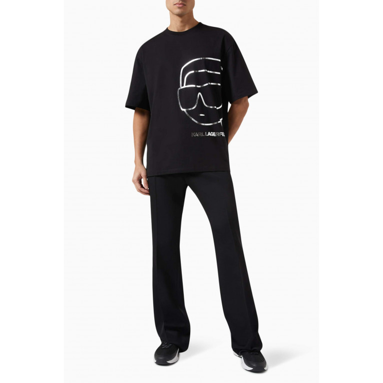 Karl Lagerfeld - Ikonik 2 Outline T-Shirt in Organic Cotton