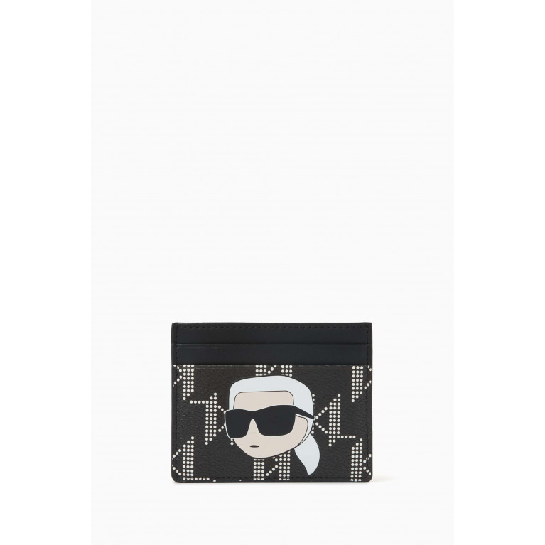 Karl Lagerfeld - K/Ikonik Cardholder in Faux Leather