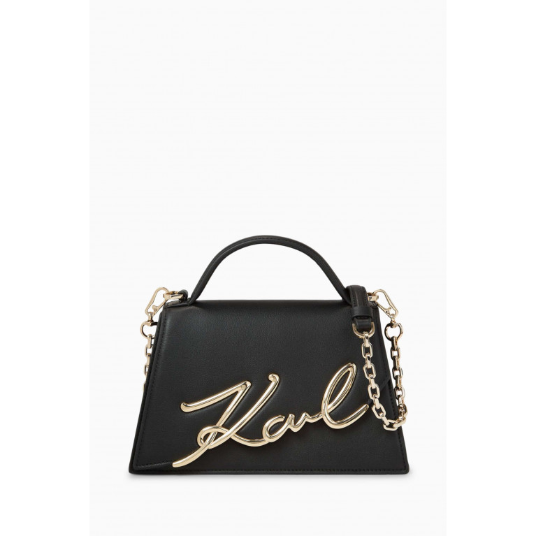 Karl Lagerfeld - Medium K/Signature Tote Bag in Calf Leather