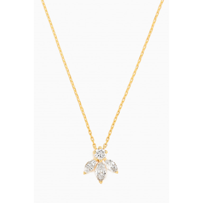 Fergus James - Pixie Wings Diamond Necklace in 18kt Gold