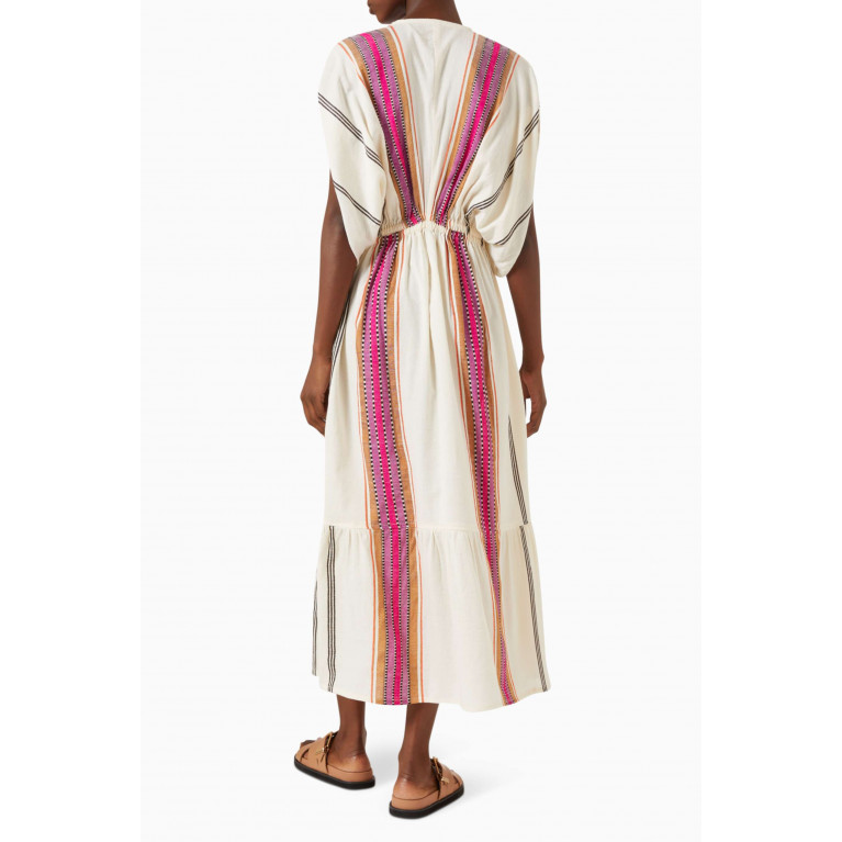 LemLem - Leila Plunge Dress in Cotton