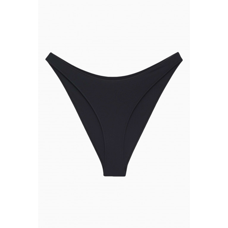 Frankies Bikinis - Dove Classic Bikini Briefs in Stretch Nylon Black