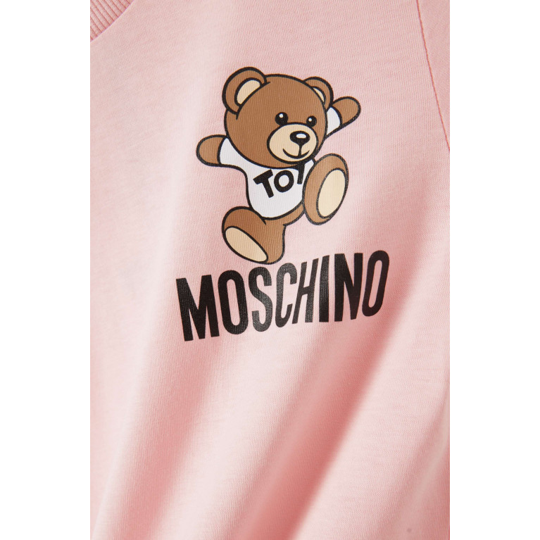 Moschino - Signature Teddy Print T-Shirt in Cotton