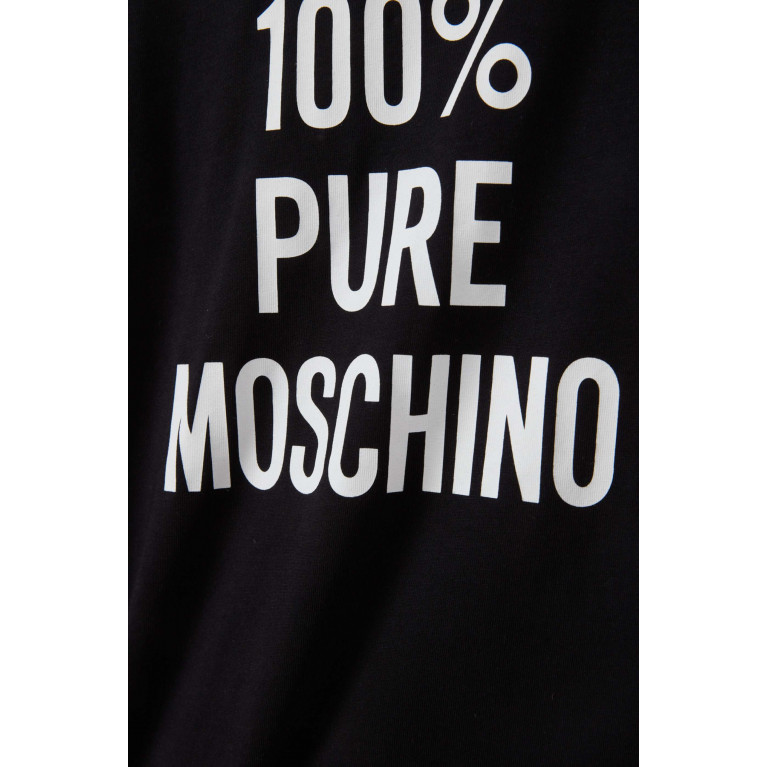 Moschino - Graphic Print T-Shirt in Cotton Black