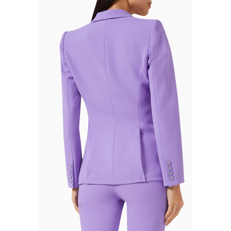 Elisabetta Franchi - Flap Jacket in Crepe Purple
