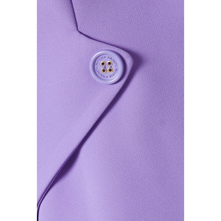 Elisabetta Franchi - Flap Jacket in Crepe Purple