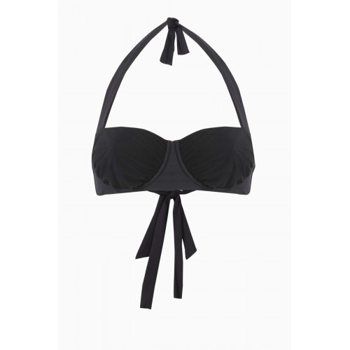 Chiara Boni La Petite Robe - Elle Bikini Top in Mesh Black