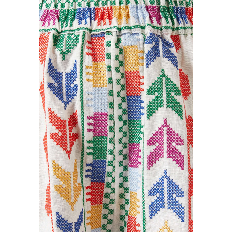 Kori - Aeolis Print Shorts in Linen