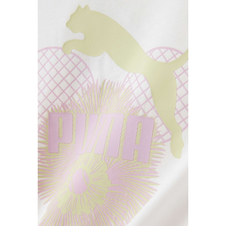 Puma - Graphic Print T-Shirt in Cotton