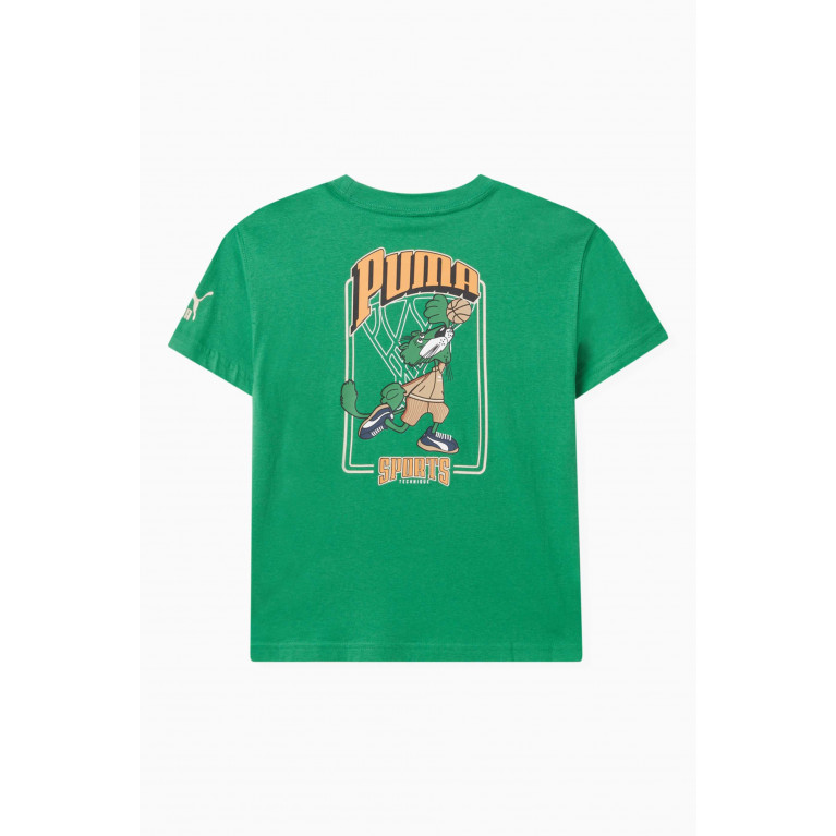 Puma - Team Graphic T-Shirt in Cotton