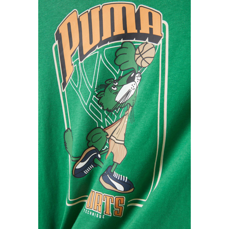 Puma - Team Graphic T-Shirt in Cotton