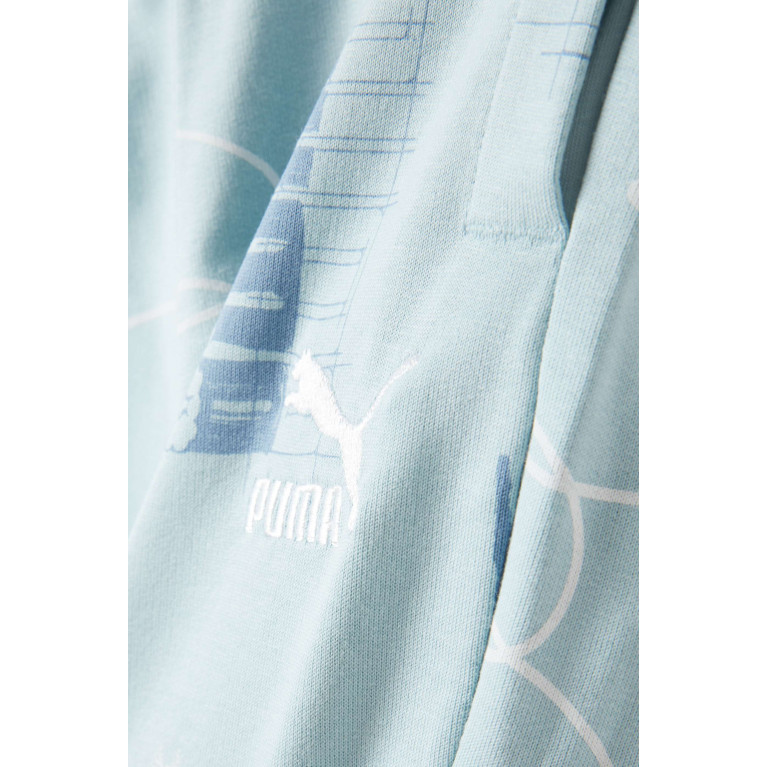 Puma - Classics Brand Love Shorts in Cotton Blend Terry