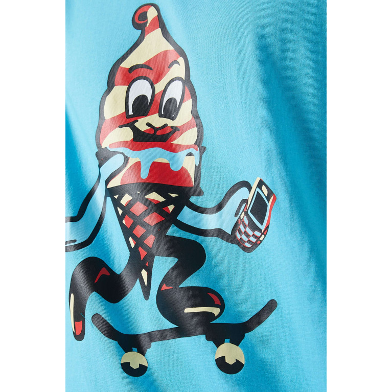 Ice Cream - Skate Cone T-shirt in Jersey Blue