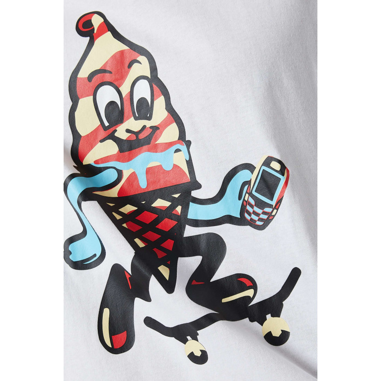 Ice Cream - Skate Cone T-shirt in Jersey White