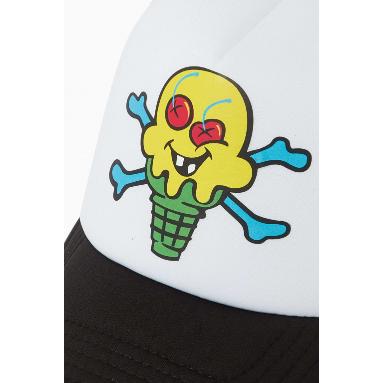 Ice Cream - Cones & Bones Trucker Cap in Polyester
