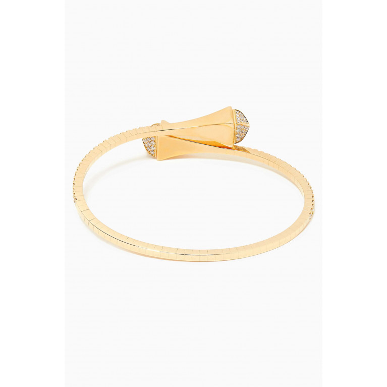 Marli - Cleo Diamond Slip-on Bracelet in 18kt Gold