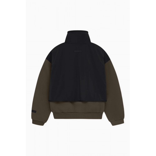 Fear of God Essentials - Mockneck Sweater in Stretch-nylon & Cotton-fleece