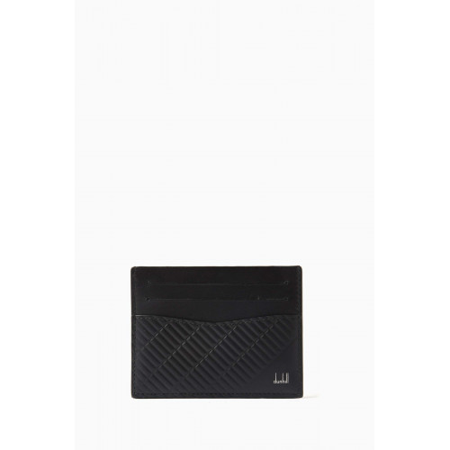 Dunhill - Contour Card Case in Embossed Full-grain Calf Leather
