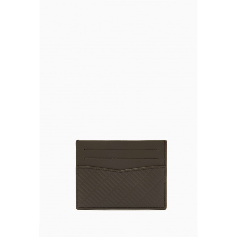 Dunhill - Contour Card Case in Embossed Full-grain Calf Leather