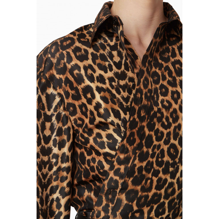 Saint Laurent - Oversized Shirt in Silk Taffeta