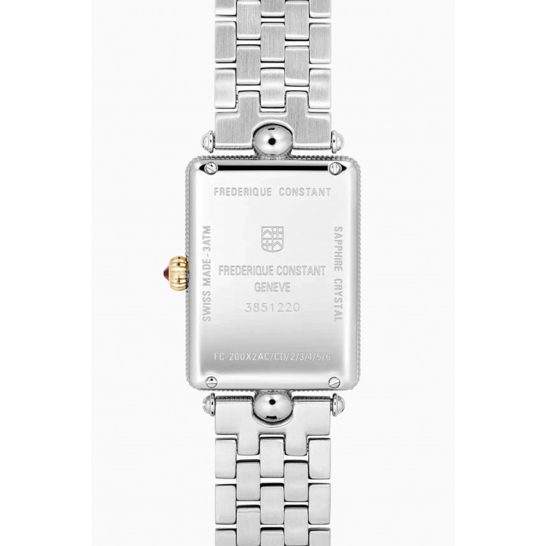 Frédérique Constant - Classics Art Décó Carrée Quartz Stainless Steel Watch, 28mm