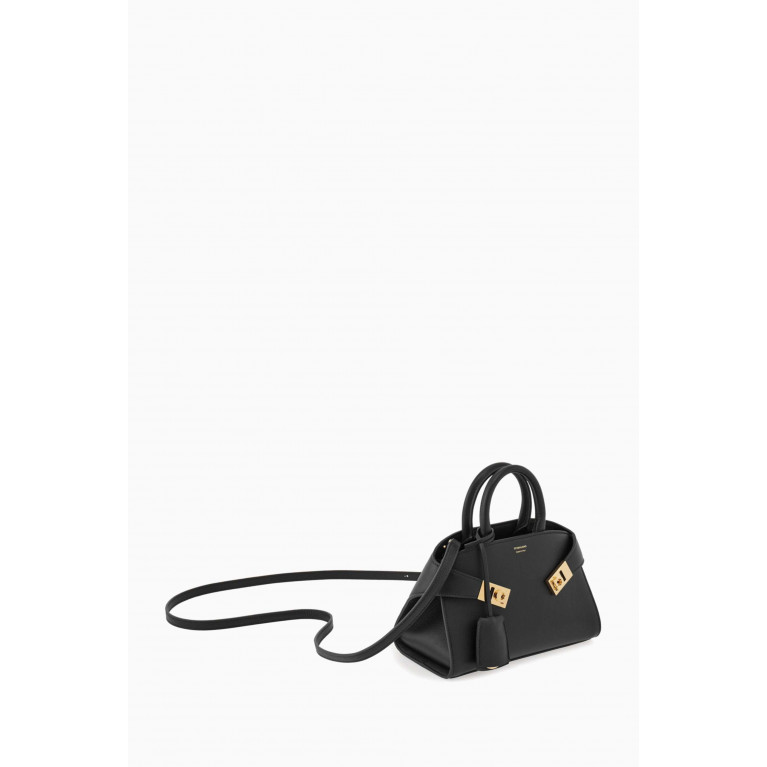 Ferragamo - Mini Hug Top Handle Bag in leather