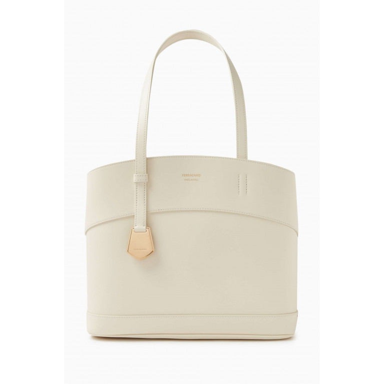 Ferragamo - Small Charming Tote Bag in Smooth Leather