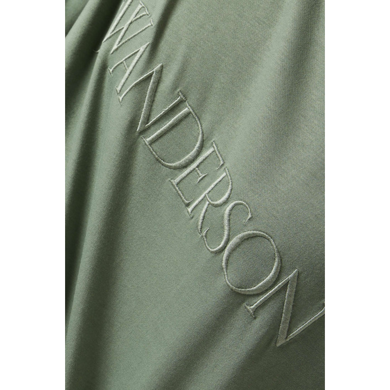 Jw Anderson - Logo-embroidered T-shirt in Cotton Jersey
