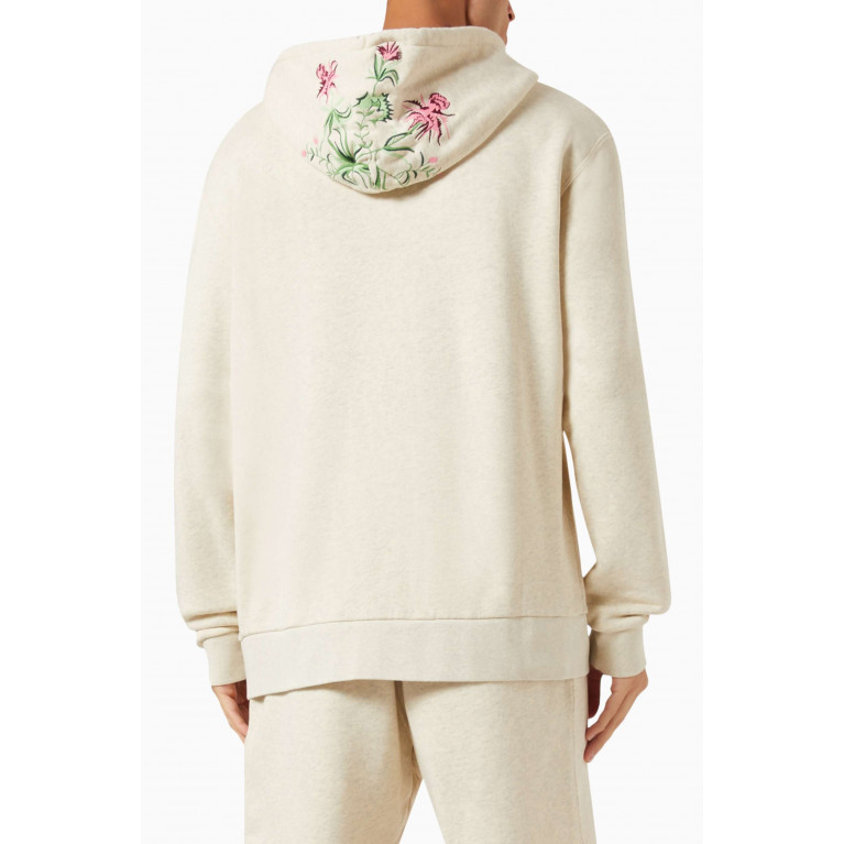Jw Anderson - x Pol Anglada Embroidered Hoodie in Loopback Jersey
