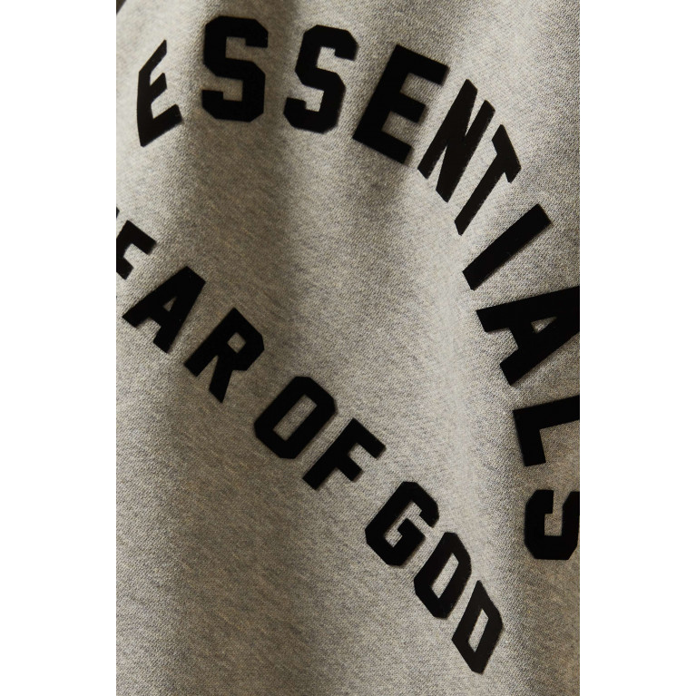 Fear of God Essentials - Mockneck Hoodie in Stretch-nylon & Cotton-fleece