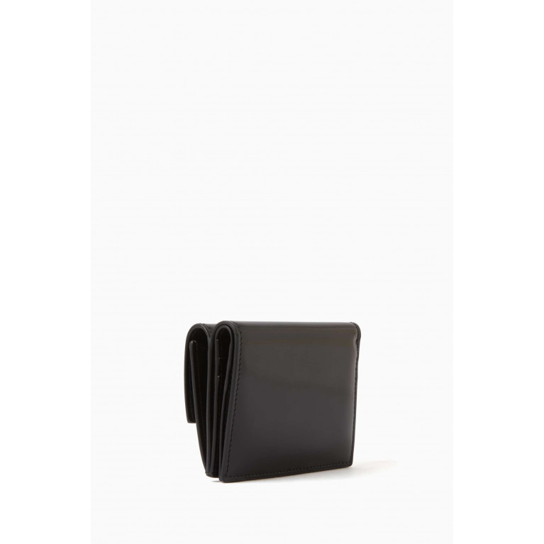 Ferragamo - Gancini Compact Wallet in Shiny Leather