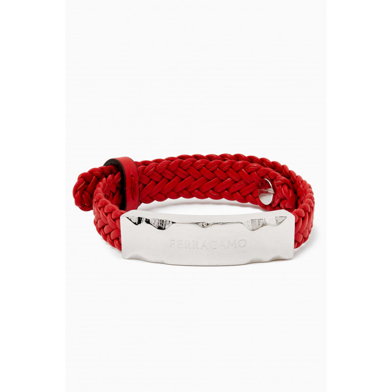 Ferragamo - Braided Bracelet in Leather