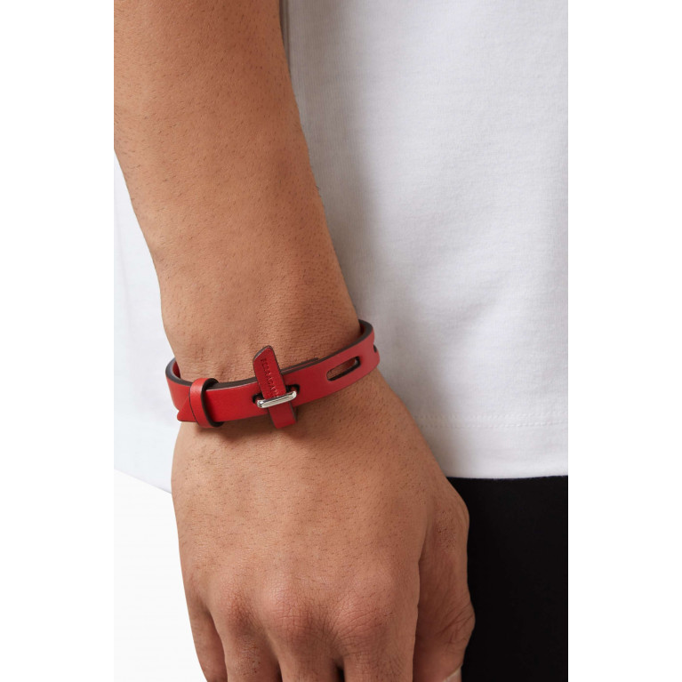 Ferragamo - Eyelet Bracelet in Soft Leather