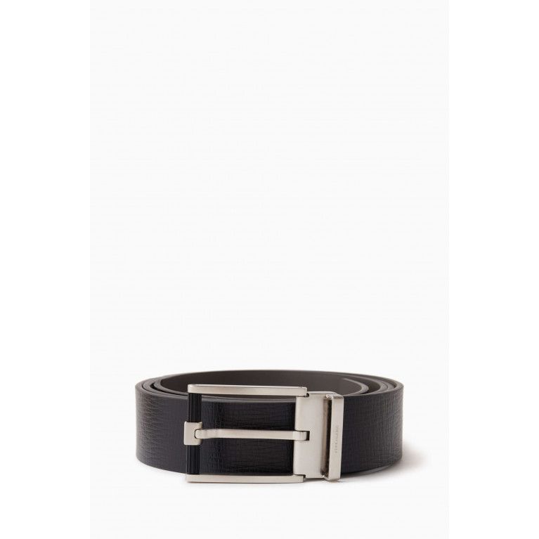 Ferragamo - Reversible Adjustable Belt in Leather