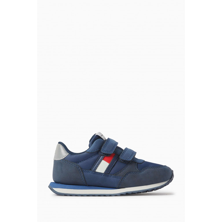 Tommy Hilfiger - Flag Low Cut Velcro Sneakers in Textile
