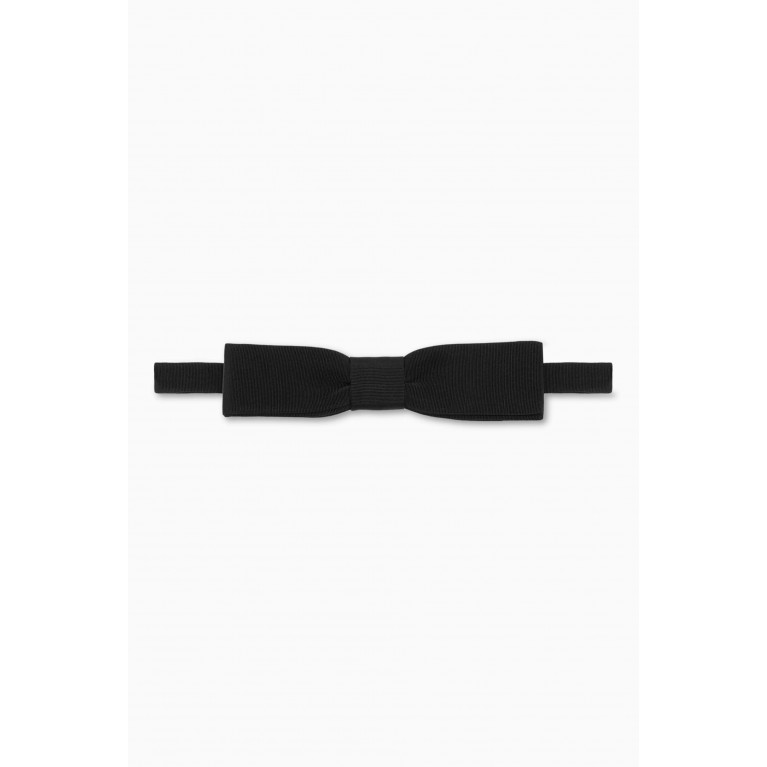 Saint Laurent - Rectangular Bow Tie In Faille