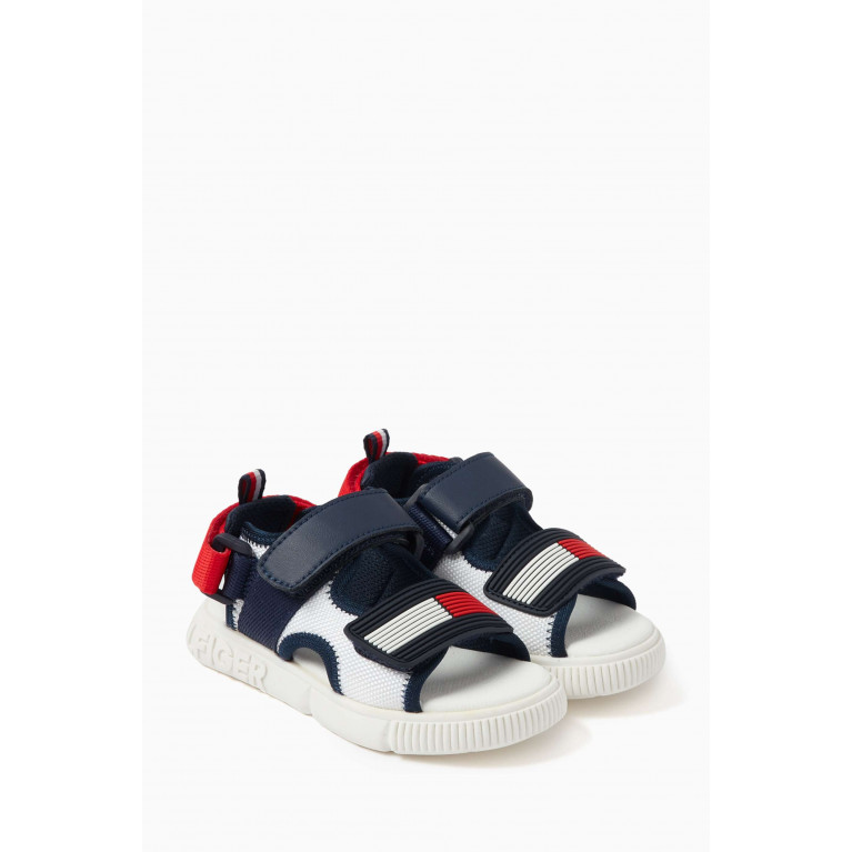 Tommy Hilfiger - Sunny Velcro Sandals in Mesh & Faux Leather