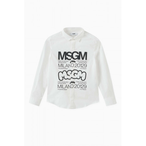 MSGM - Logo-print Shirt