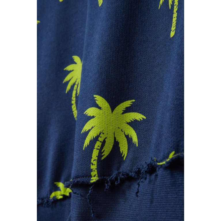 MSGM - Palm Tree Print Sweatshirt in Cotton