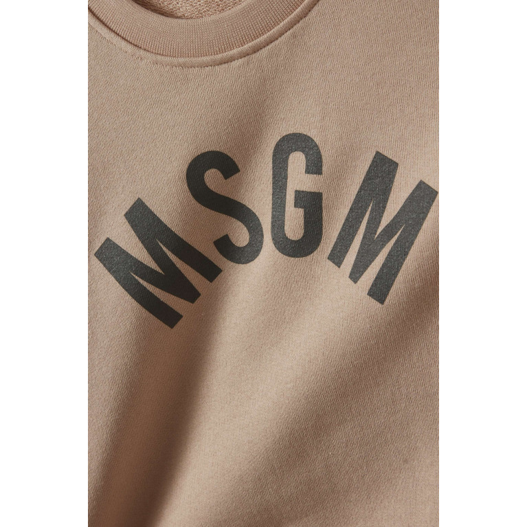 MSGM - Logo-print Sweatshirt Neutral