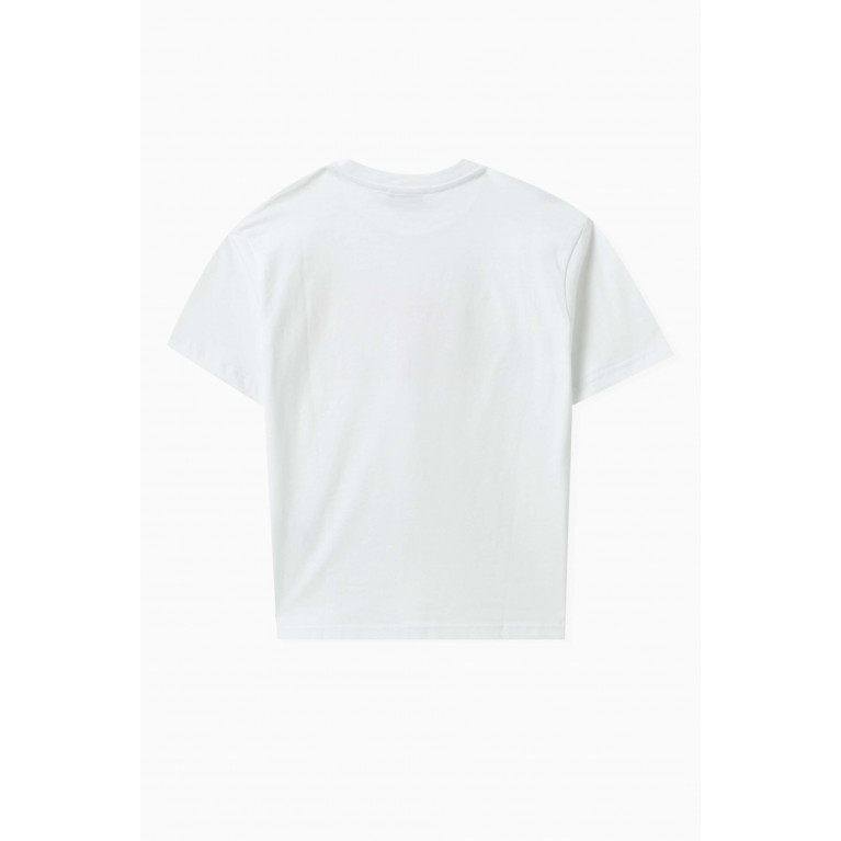 MSGM - Logo T-Shirt in Cotton White