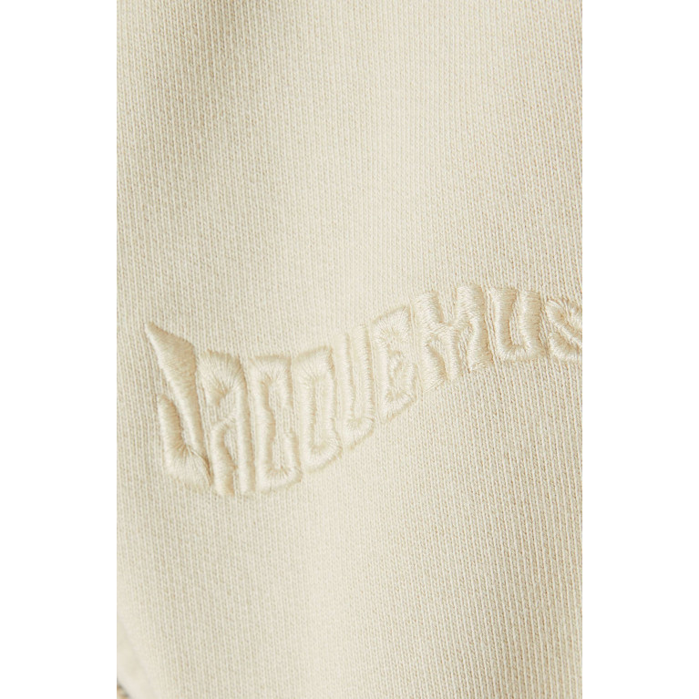 Jacquemus - Le Sweater Camargue Zippe in Organic Cotton Fleece