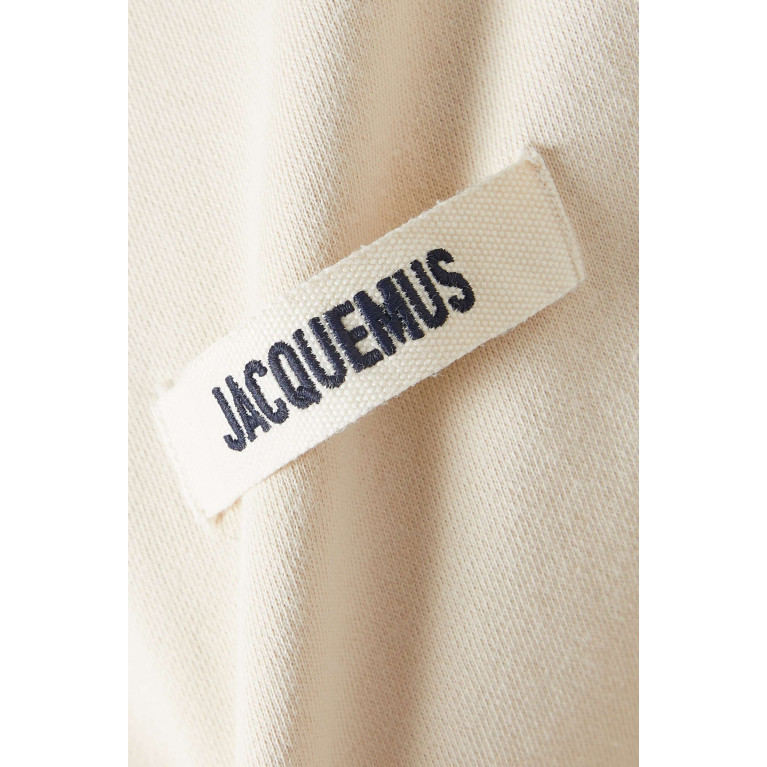 Jacquemus - Le Sweatshirt Gros Grain in Organic Cotton Fleece Neutral
