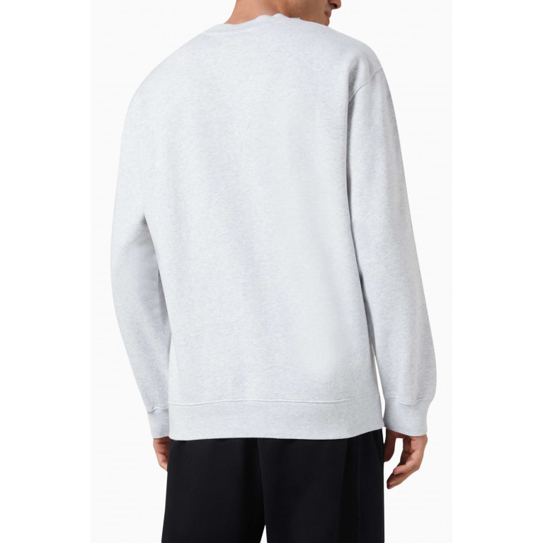 Jacquemus - Le Sweatshirt Gros Grain in Organic Cotton Fleece Grey