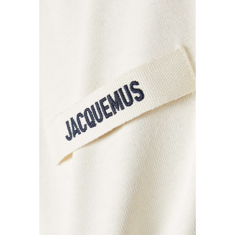 Jacquemus - Le T-Shirt Gros Grain in Organic Cotton Jersey Neutral