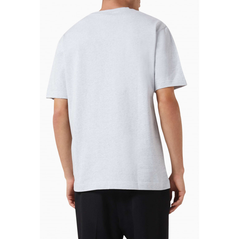 Jacquemus - Le T-Shirt Gros Grain in Organic Cotton Jersey Grey