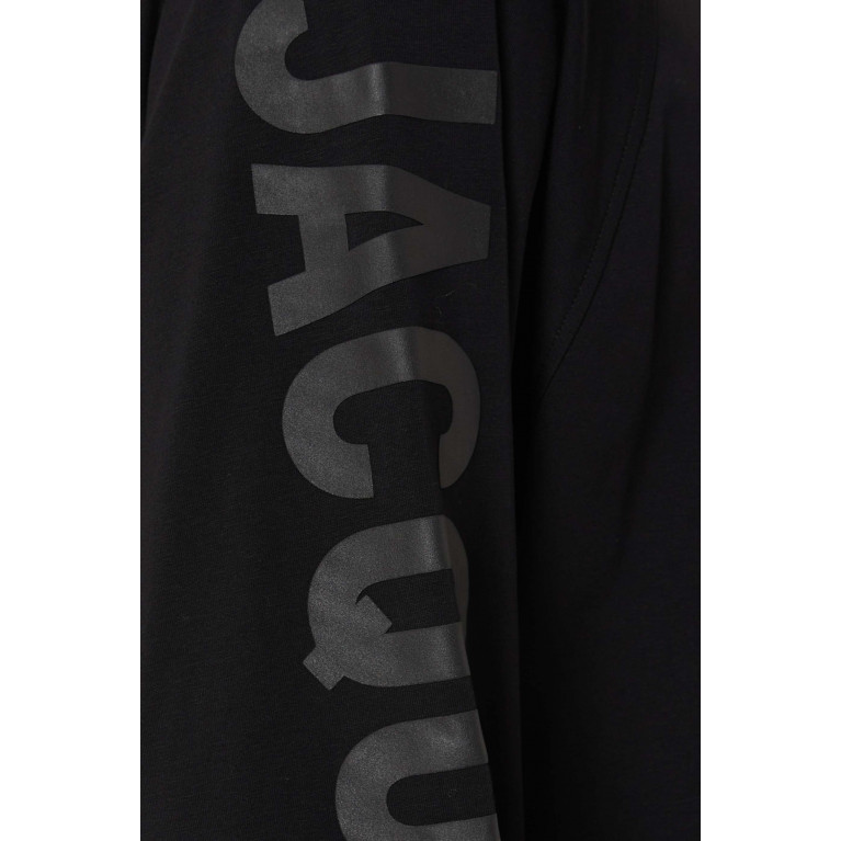 Jacquemus - Le T-shirt Typo T-shirt in Cotton Black