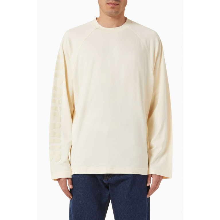 Jacquemus - Le T-shirt Typo in Cotton Neutral